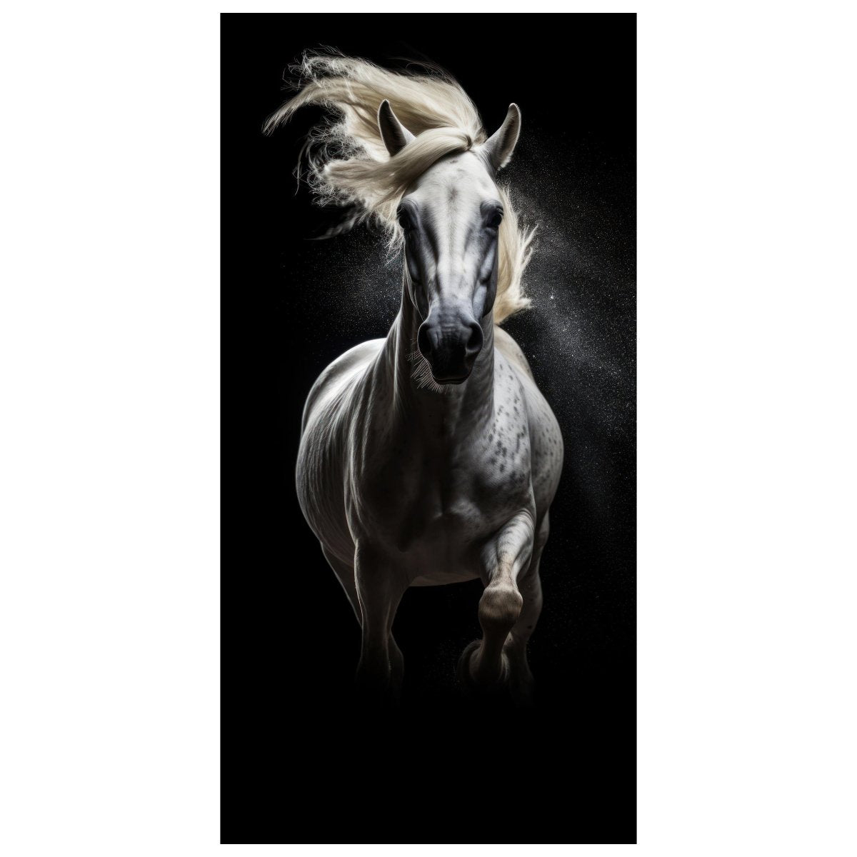 Türtapete weißes Pferd, Schimmel M1458 - Bild 2