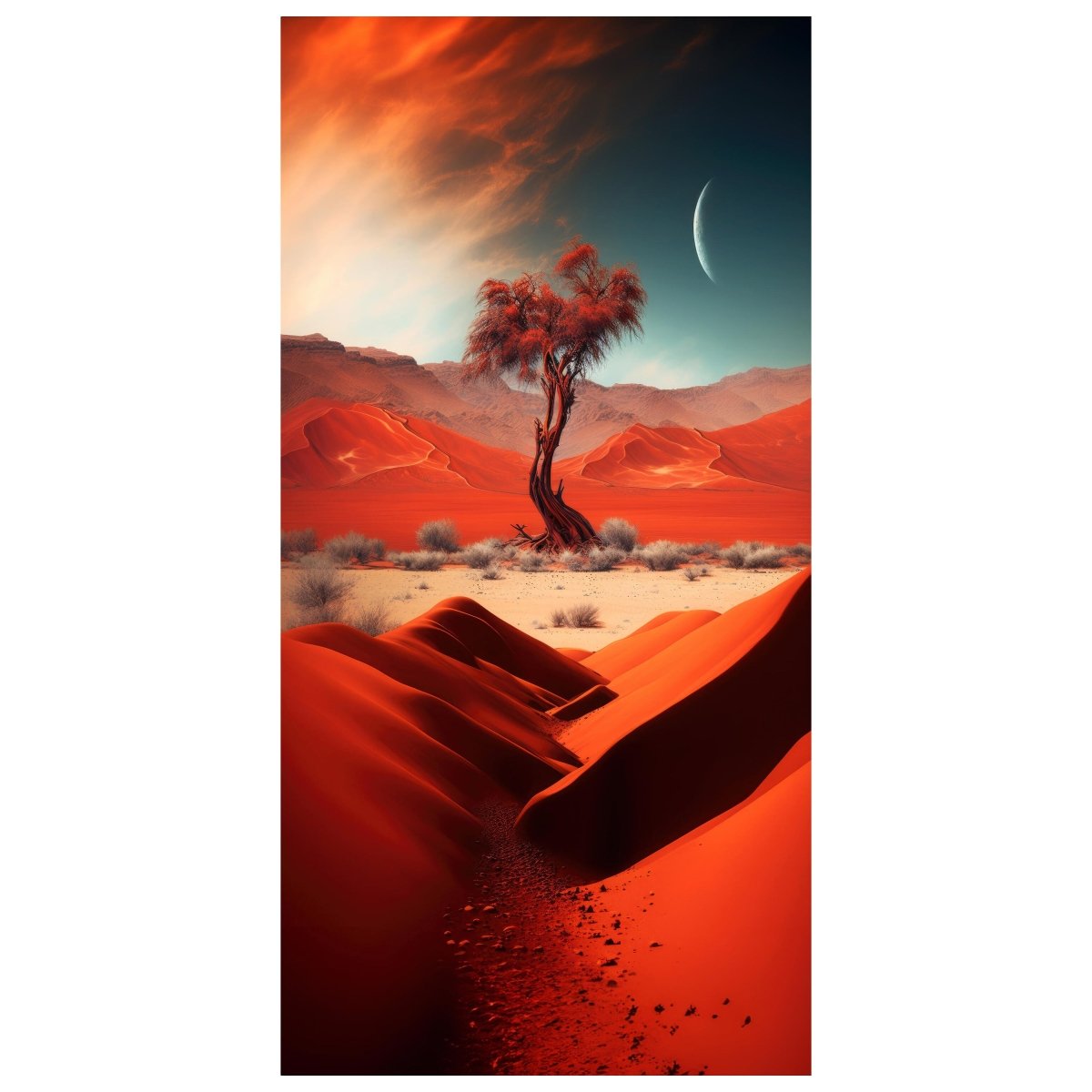 Türtapete Wüste, Baum, Landschaft M1510 - Bild 2