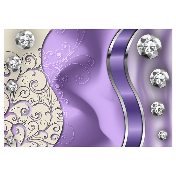 Fototapete Diamanten violett M1517 - Bild 2