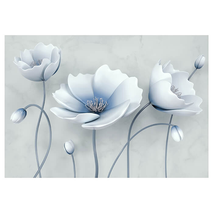 Fototapete Blaue Blumen M1862 - Bild 2