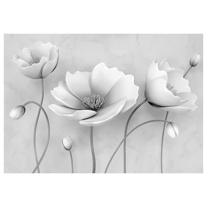 Fototapete Graue Blumen M1865 - Bild 2