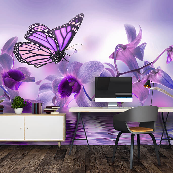 Fototapete violett Orchidee M3739 - Bild 1