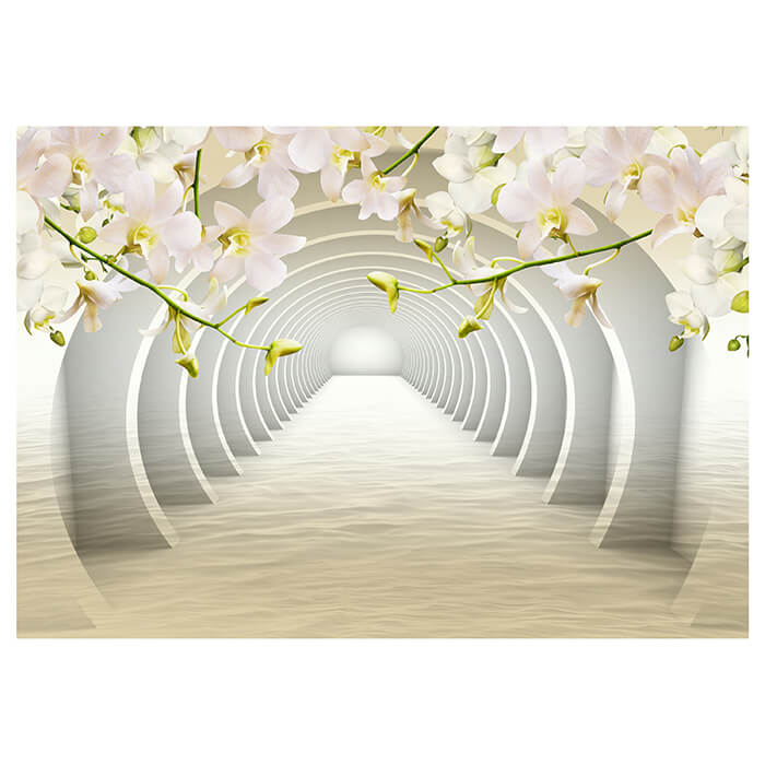Fototapete Tunnel Blumen M3934 - Bild 2