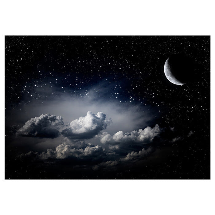 Fototapete Himmel Nacht Mond Sternen Wolken M4823 - Bild 2