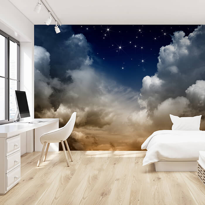 Fototapete Himmel Sternen Himmel wolken M4840 - Bild 1