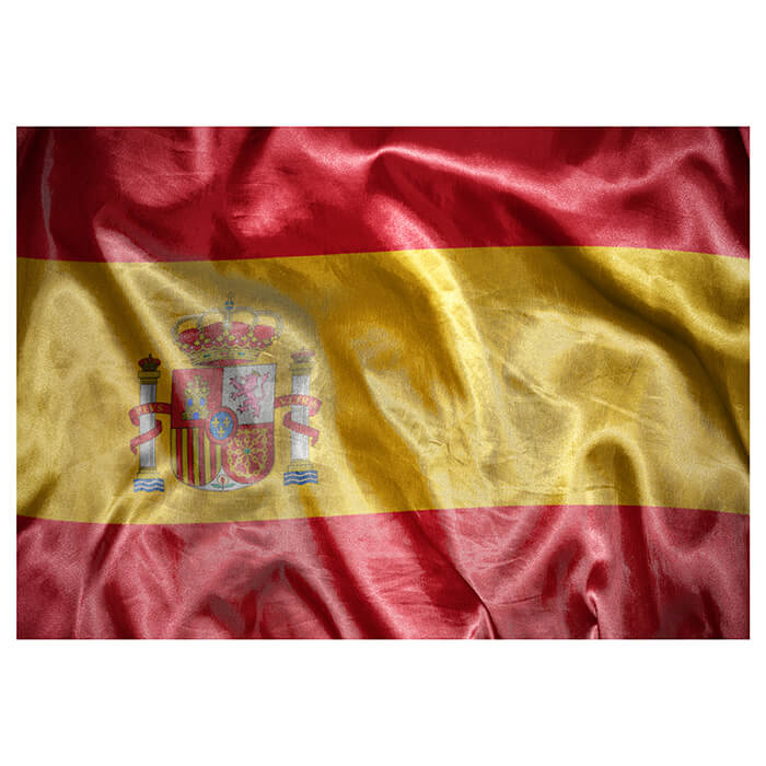 Fototapete Wehende spanische Flagge M4909 - Bild 2