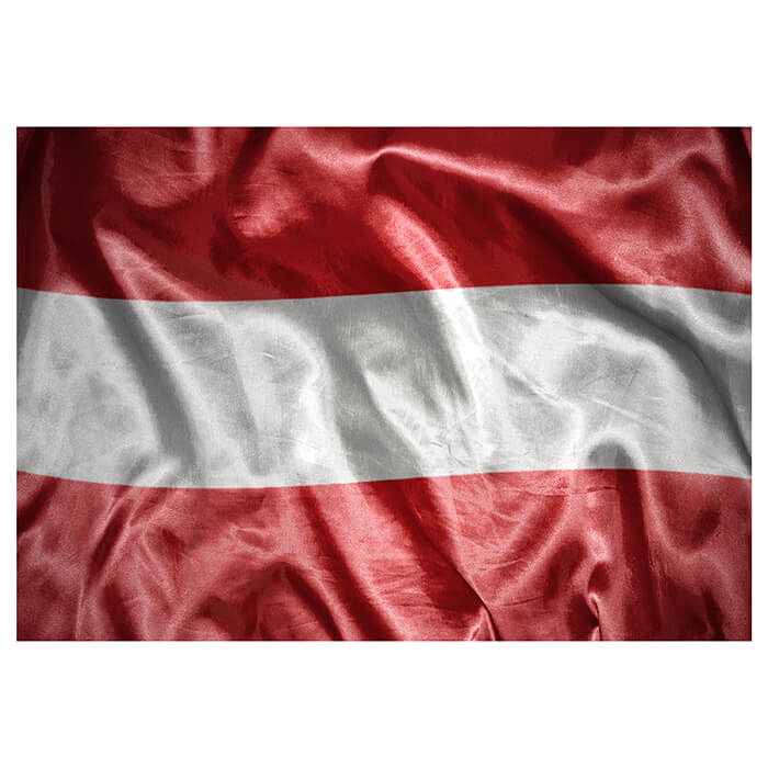 Fototapete Wehende Österreichische Flagge M4913 - Bild 2