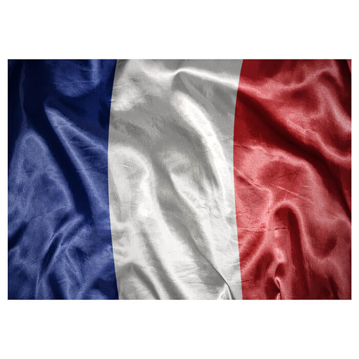 Fototapete Wehende Französische Flagge M4915 - Bild 2