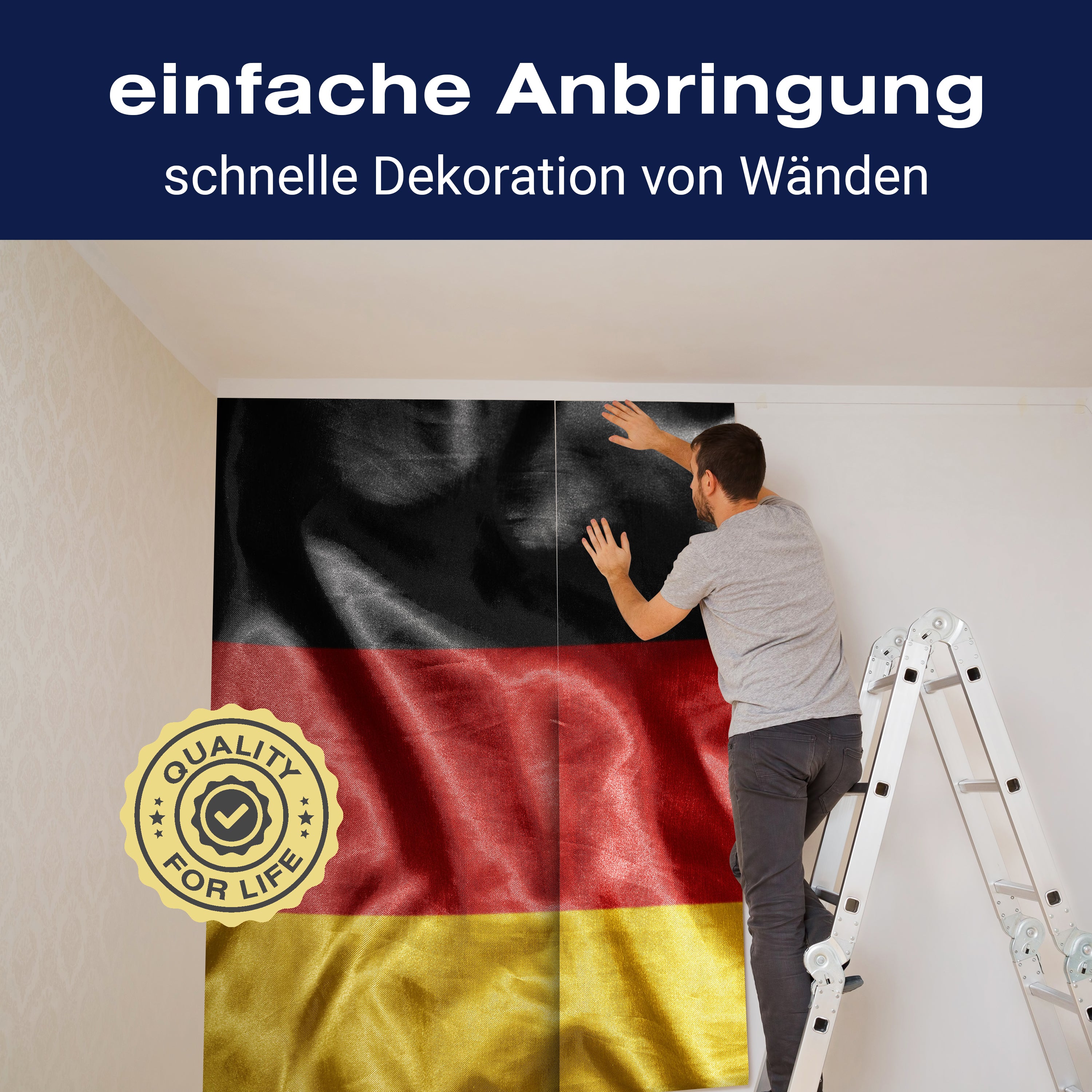 Fototapete Wehende Deutsche Flagge M4916 - Bild 3