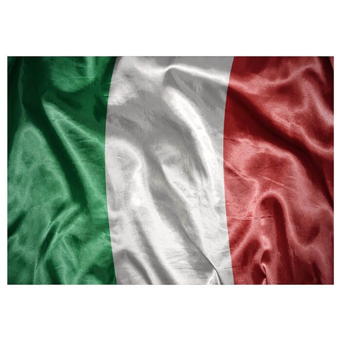 Fototapete Wehende Italienische Flagge M4918 - Bild 2