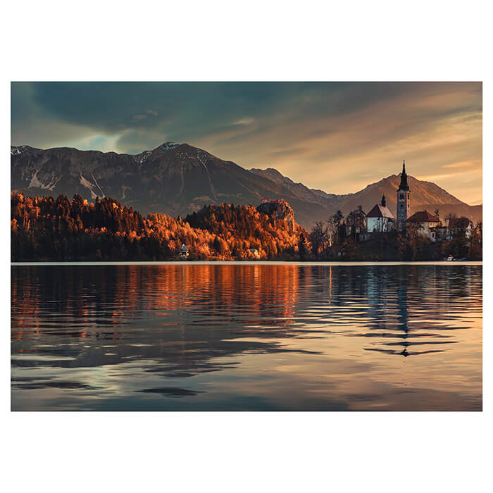 Fototapete Berge mit See in Slowenien M5728 - Bild 2