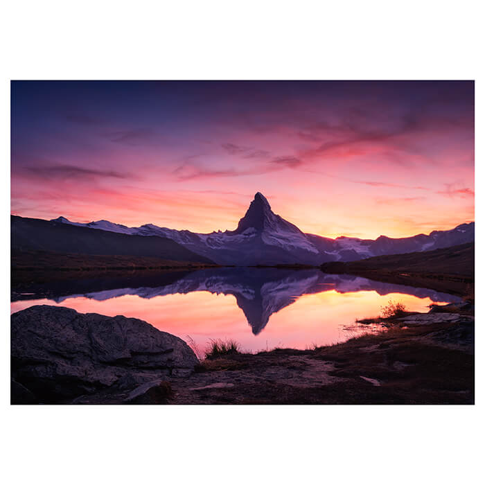 Fototapete Berg bei Sonnenaufgang M5745 - Bild 2
