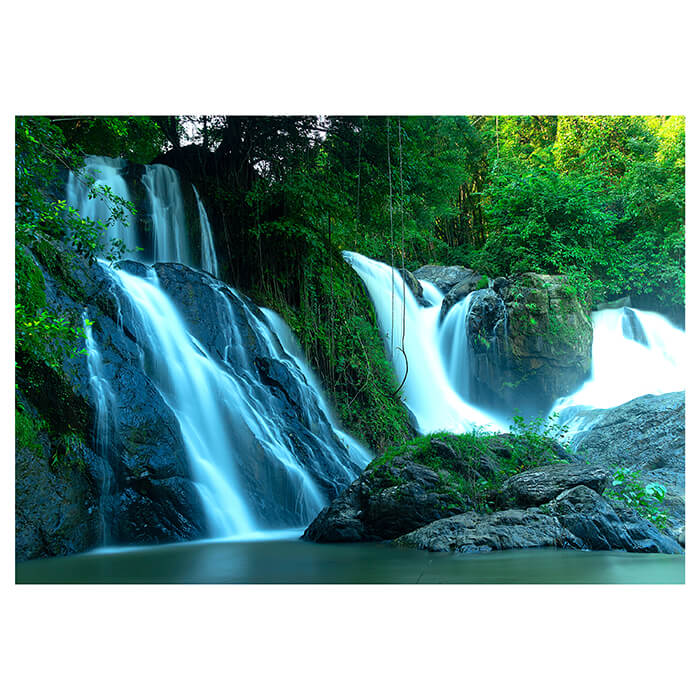 Fototapete Wald mit Wasserfall M5759 - Bild 2