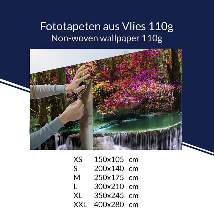 Fototapete Wasserfall im Paradies M5768 entdecken - Bild 3