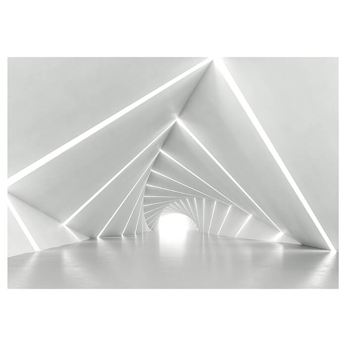 Fototapete 3D Effekt Geometrischer Tunnel M5918 - Bild 2