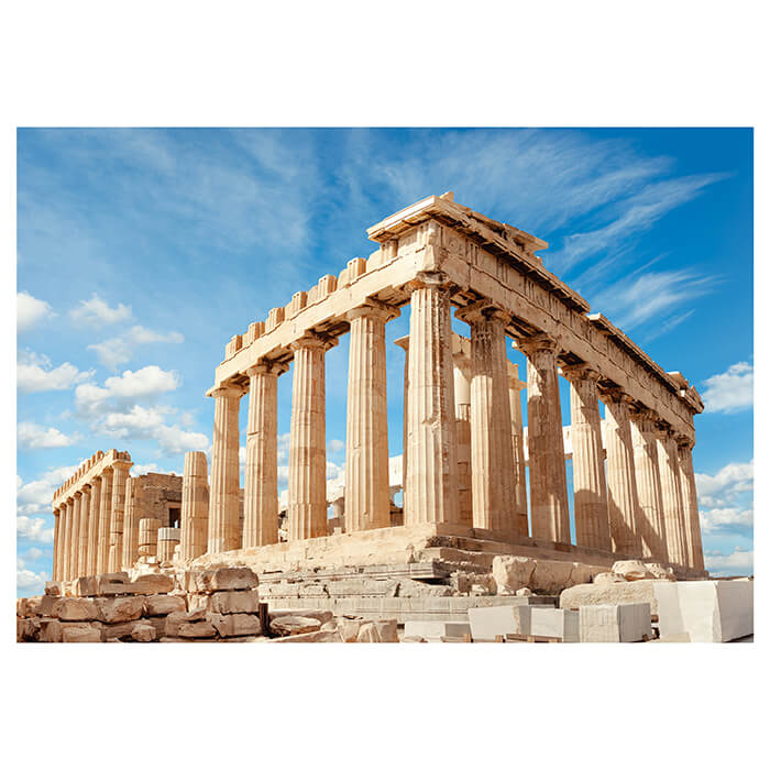 Fototapete Griechische Ruine mit blauem Himmel M5950 - Bild 2