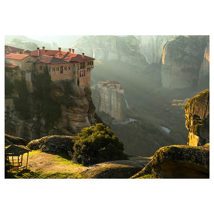 Fototapete Häuser im Gebirge auf Felsen M5951 - Bild 2