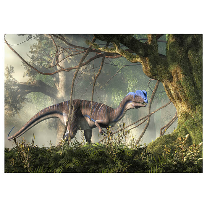 Fototapete Dilophosaurus Dino zwischen Bäumen M6024 - Bild 2