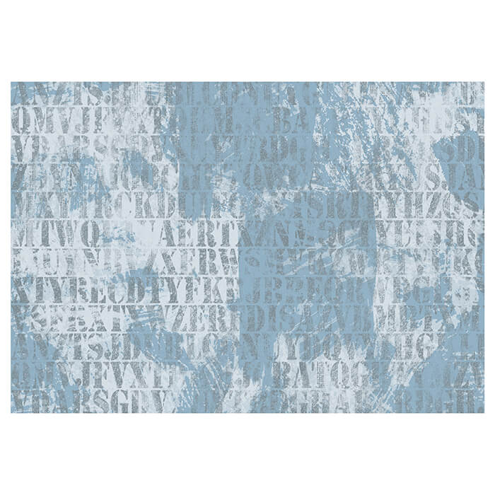 Fototapete Wörter auf blau grauem Hintergrund M6117 - Bild 2