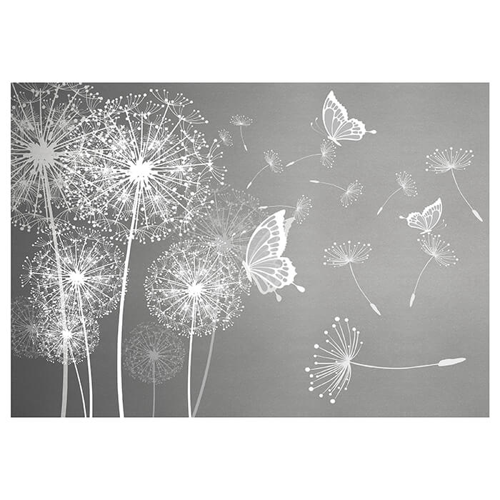 Fototapete Pusteblumen mit Schmetterlingen M6119 - Bild 2