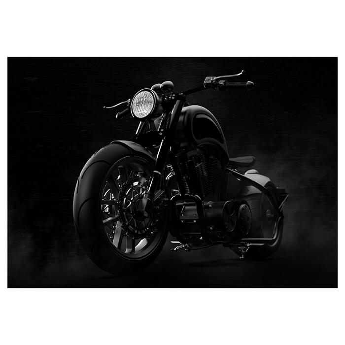 Fototapete Motorrad schwarz Bike M6144 - Bild 2