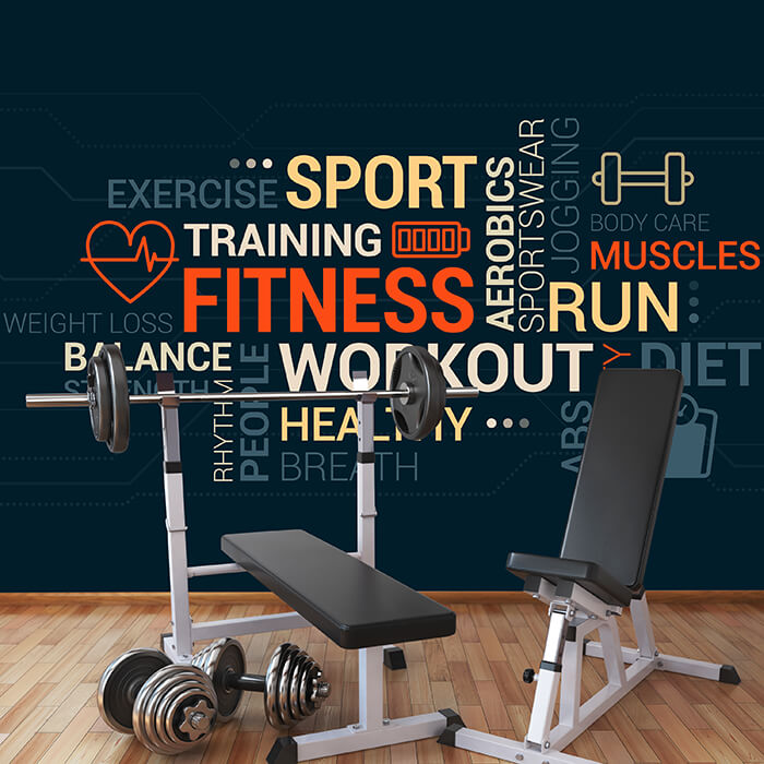 Fototapete Training Gym Sport M6156 - Bild 1