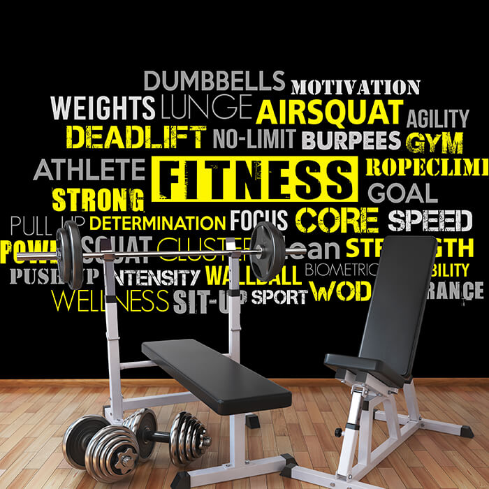 Fototapete Fitnessstudio Gym Training M6158 - Bild 1