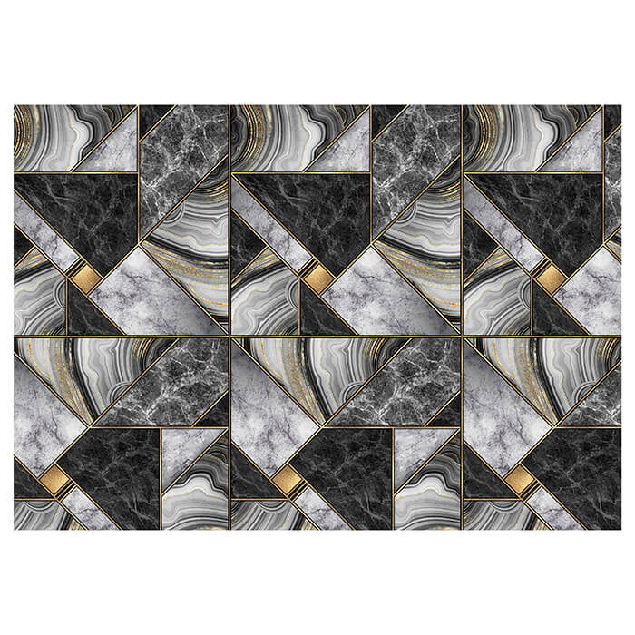 Fototapete Marmor Mosaik Muster gold M6216 - Bild 2