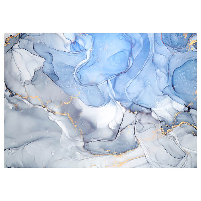 Fototapete Marmor Marmordekor blau grau M6218 - Bild 2