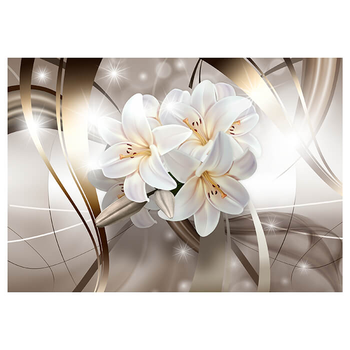 Fototapete weiße Lilien Blüten M6255 - Bild 2