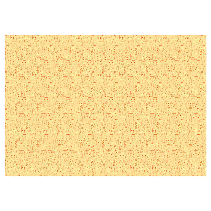Fototapete Noten Muster gelb M6437 - Bild 2