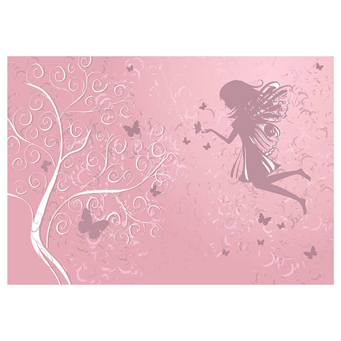 Fototapete Elfen Schmetterlinge rosa M6586 - Bild 2