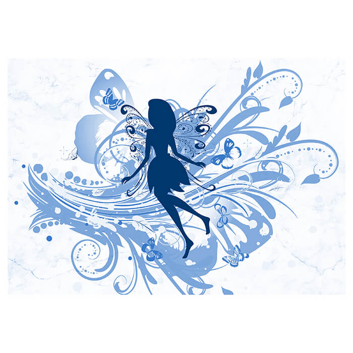Fototapete blaue Elfe Schmetterlinge M6591 - Bild 2