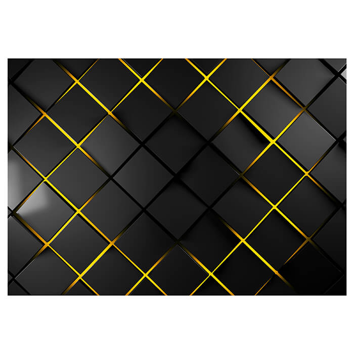 Fototapete schwarze Quadrate 3D Effekt M6781 - Bild 2