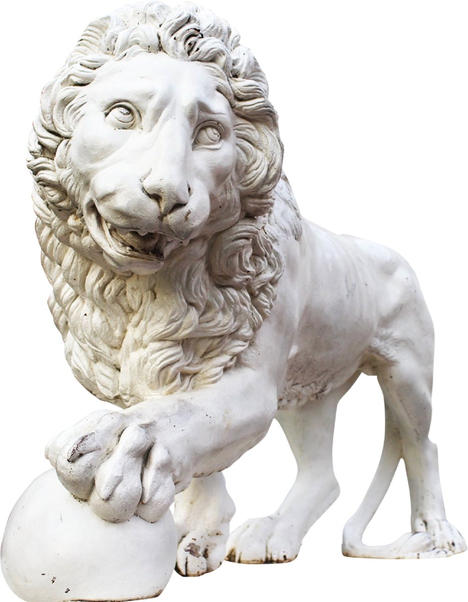 Wandsticker Löwen Statue, Figur, Marmor, Löwe, Tiere WS00000009 - Bild 4
