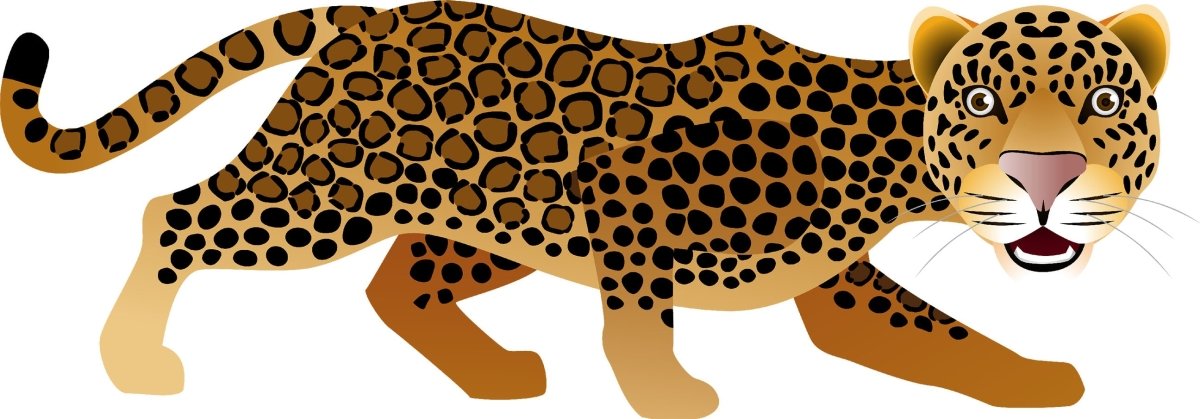 Wandsticker Leopard auf der Lauer, Tiere, Kinder WS00000012 - Bild 4