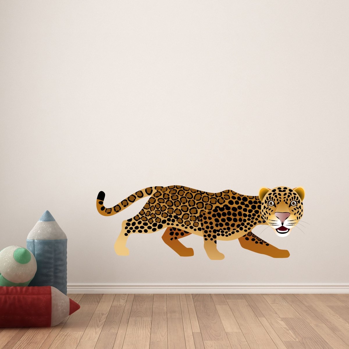 Wandsticker Leopard auf der Lauer, Tiere, Kinder WS00000012 - Bild 6