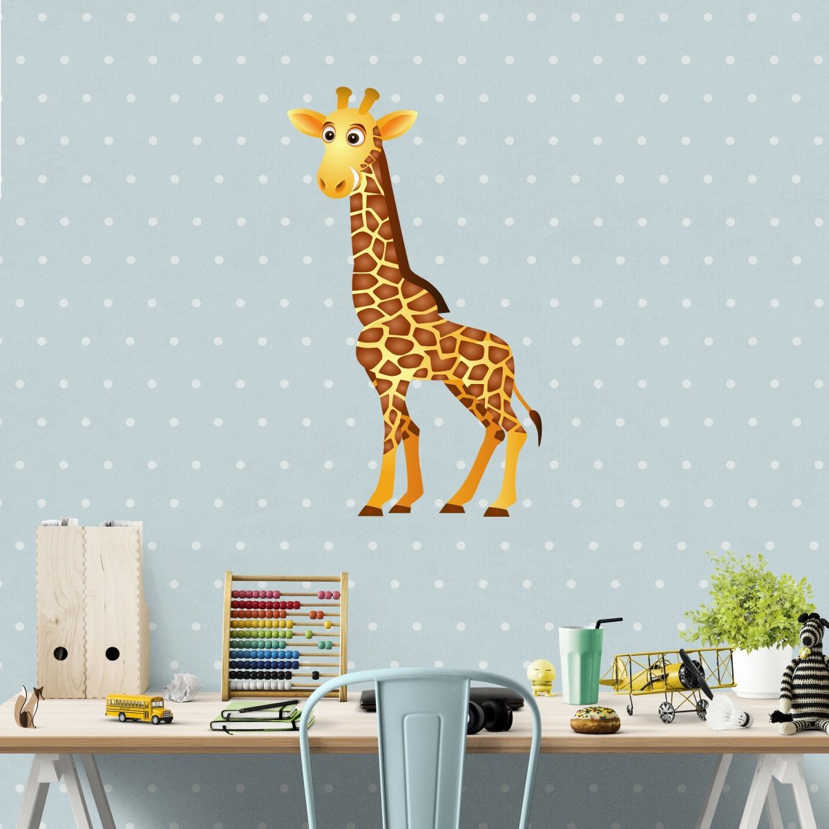 Wandsticker Lustige Giraffe, Tiere, Kinder-motiv WS00000013 - Bild 5