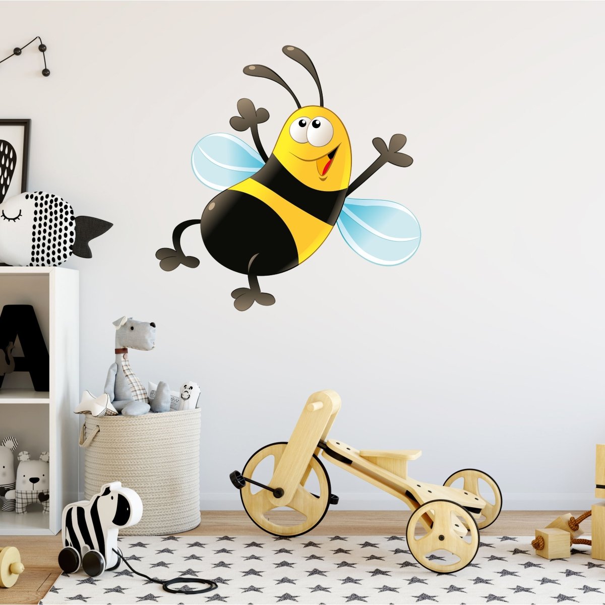 Wandsticker begeisterte Biene, Tier, Insekten, Kind WS00000021 - Bild 2