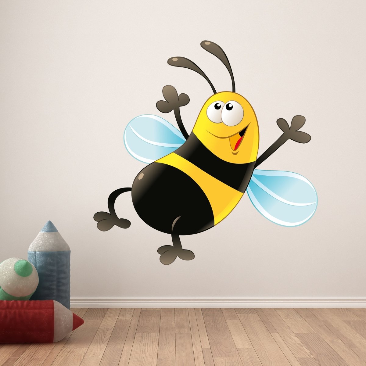 Wandsticker begeisterte Biene, Tier, Insekten, Kind WS00000021 - Bild 6