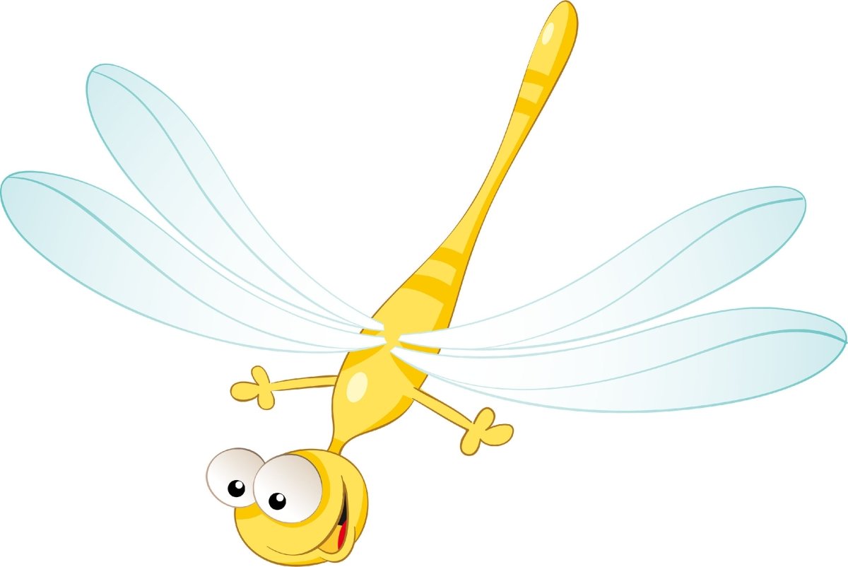 Wandsticker lustige Libelle, Tiere, Insekten, Kinder WS00000024 - Bild 4
