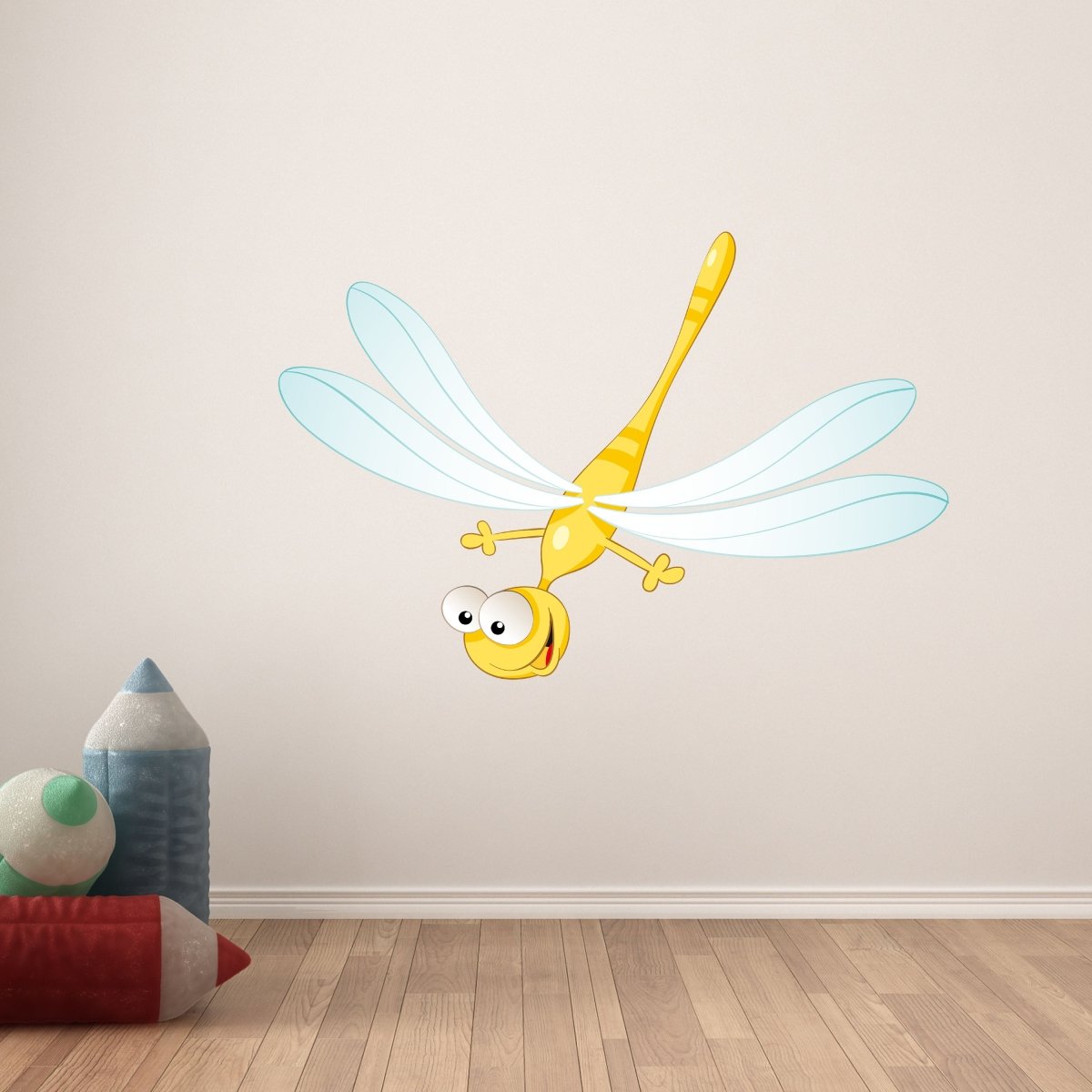 Wandsticker lustige Libelle, Tiere, Insekten, Kinder WS00000024 - Bild 6