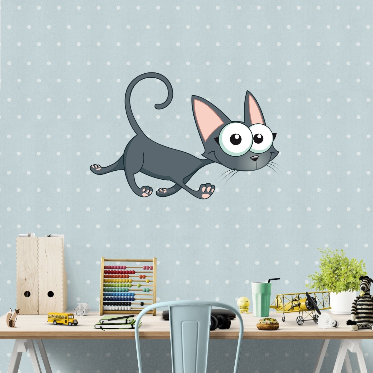 Wandsticker lustige Katze, Kater, Kätzchen WS00000036 - Bild 5