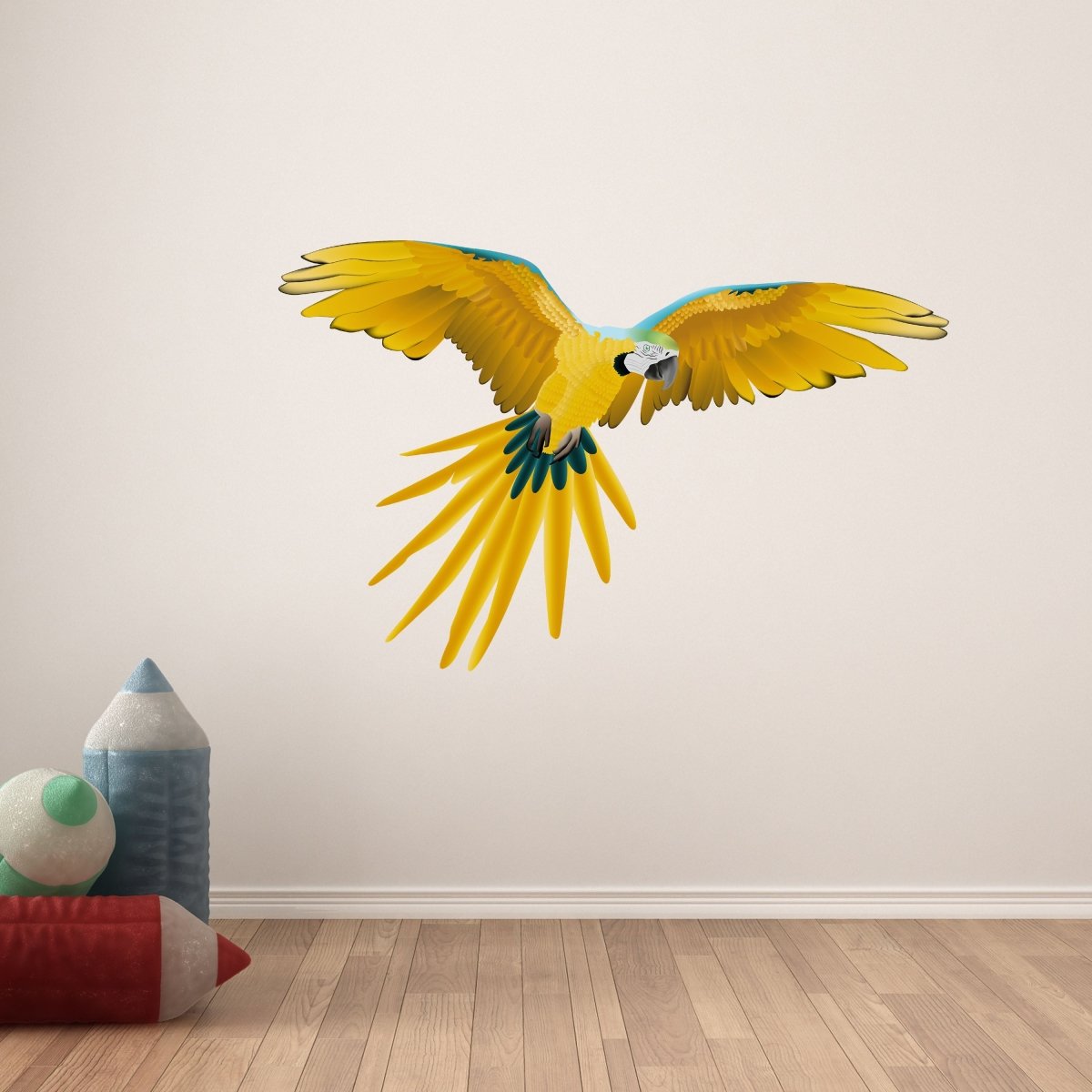 Wandsticker Papagei im Flug, Exotisch, Dschungel WS00000039 - Bild 6