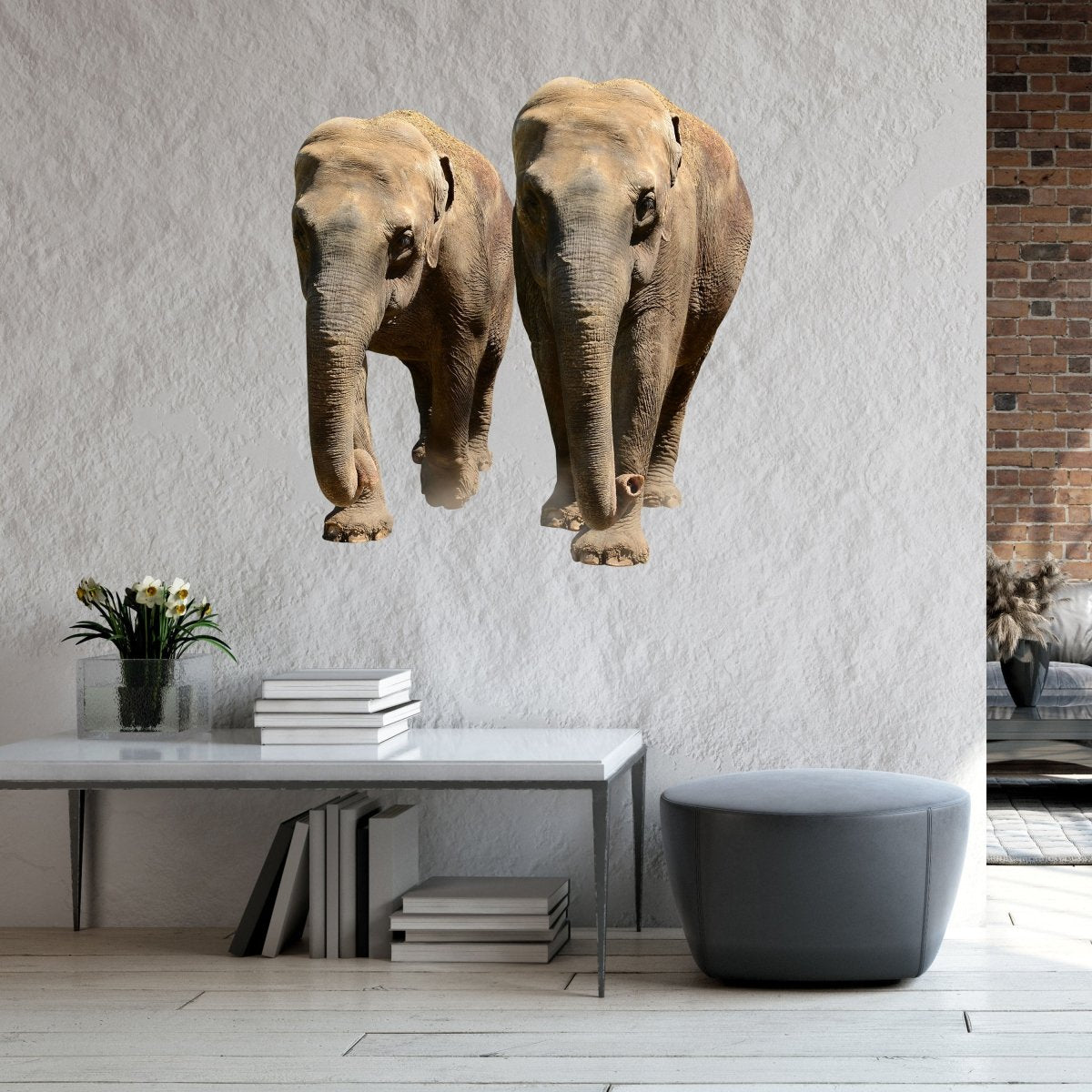 Wandsticker Elefanten Pärchen, Afrika, Tiere WS00000045 - Bild 1