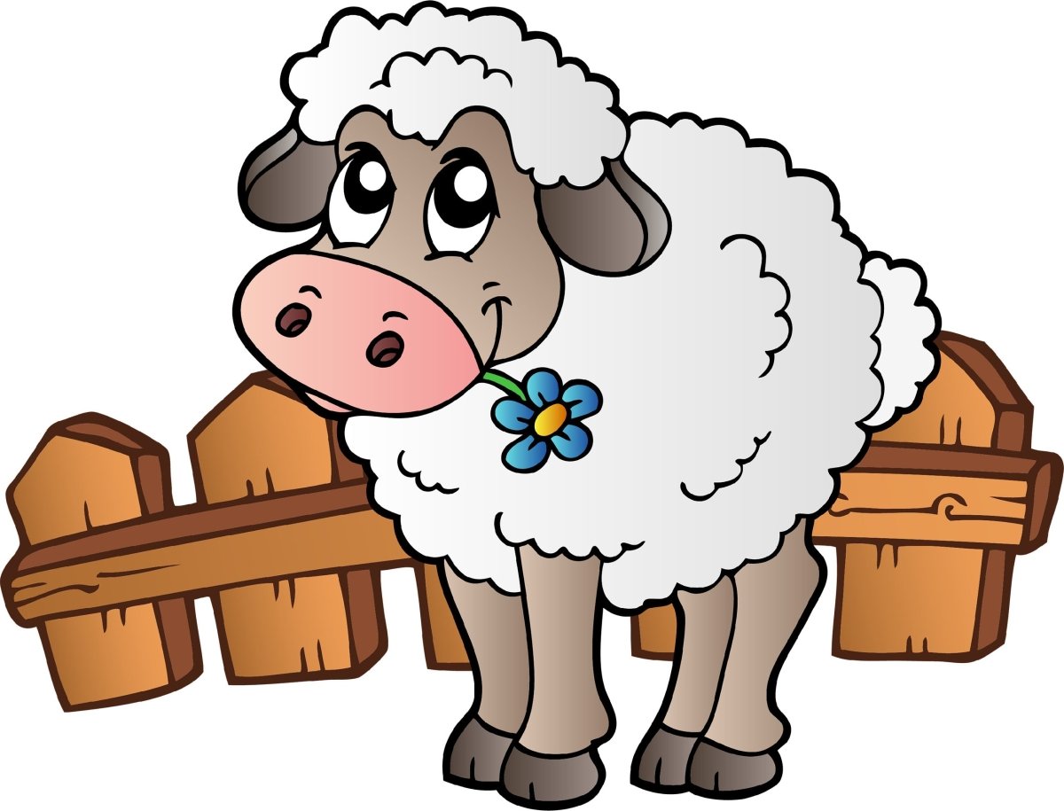 Wandsticker Schaf vor einem Zaun, Schafzaun, Tiere WS00000047 - Bild 4