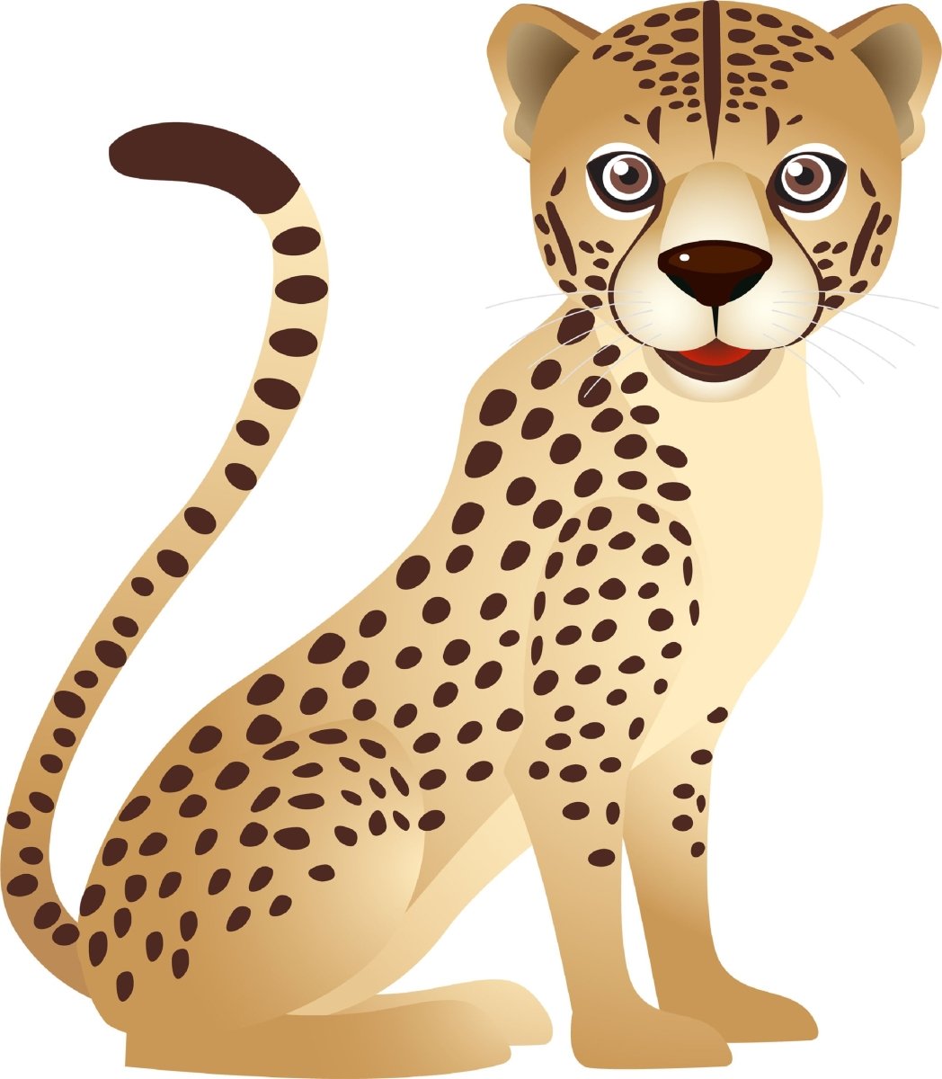 Wandsticker Gepard, Wild-tiere, Afrika, Kinder-motiv WS00000054 - Bild 4