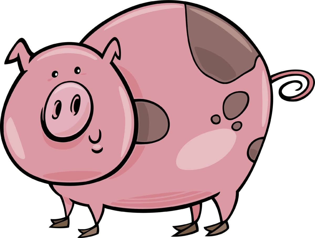 Wandsticker Schweinchen, Schwein, Tier, Bauernhof WS00000063 - Bild 4