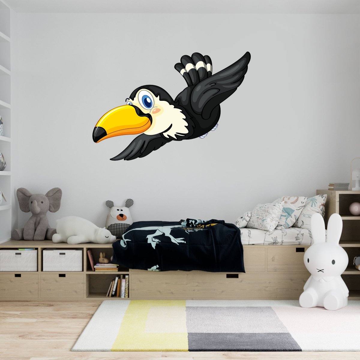 Wandsticker fliegender Tukan, Exotische Tiere WS00000070 - Bild 1