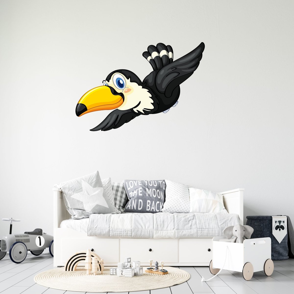 Wandsticker fliegender Tukan, Exotische Tiere WS00000070 - Bild 3